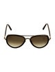 Tom Ford Aviator Gradient Sunglasses