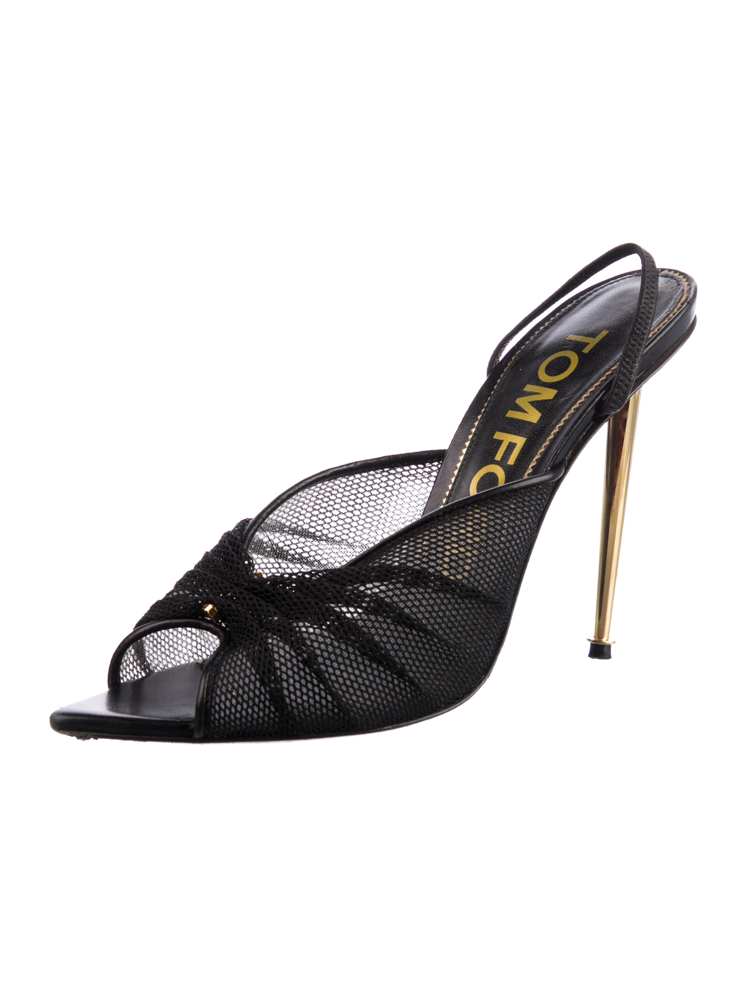 Tom Ford Mesh Mesh Accents Slingback Pumps
