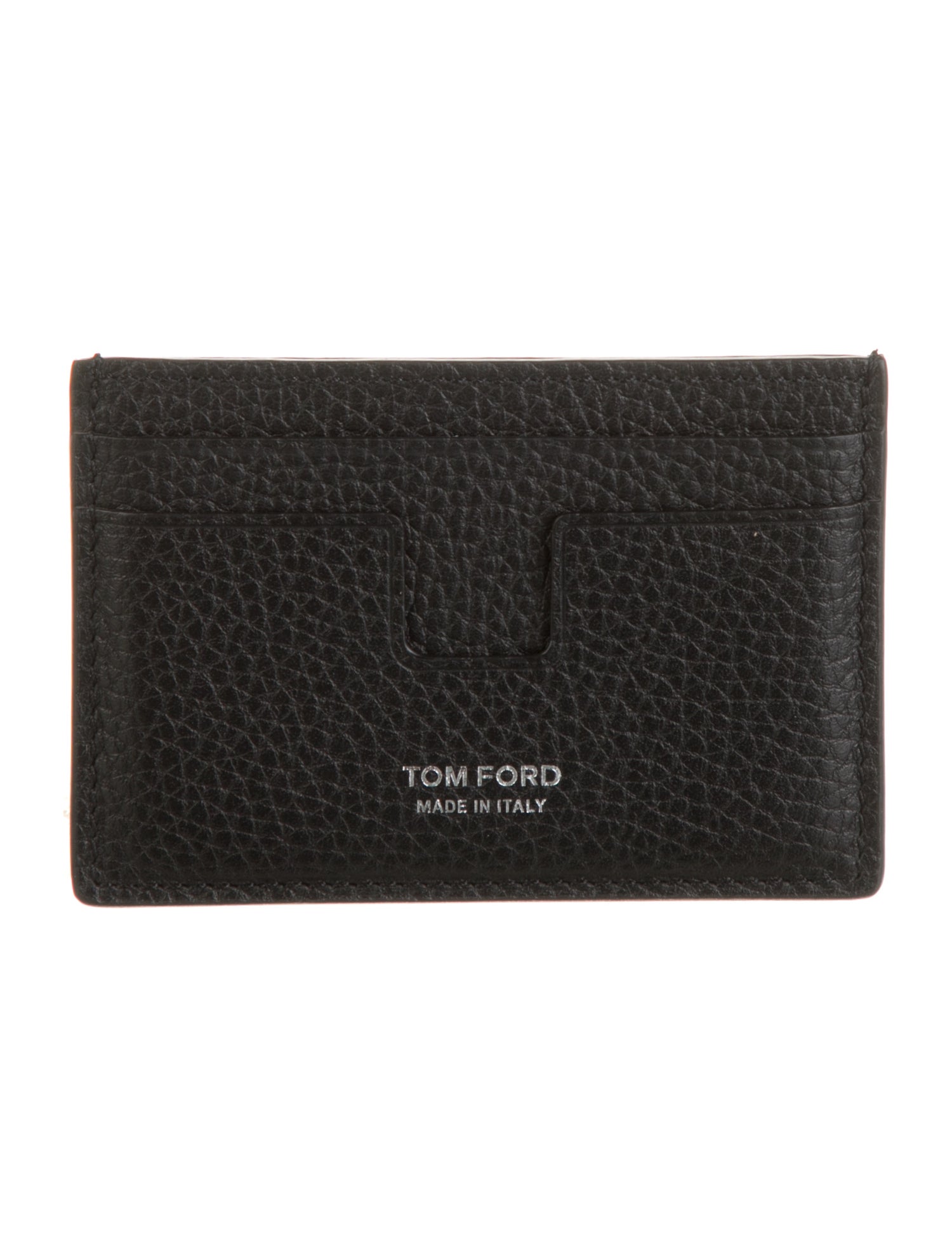 Tom Ford Leather Graphic Print Card Holder