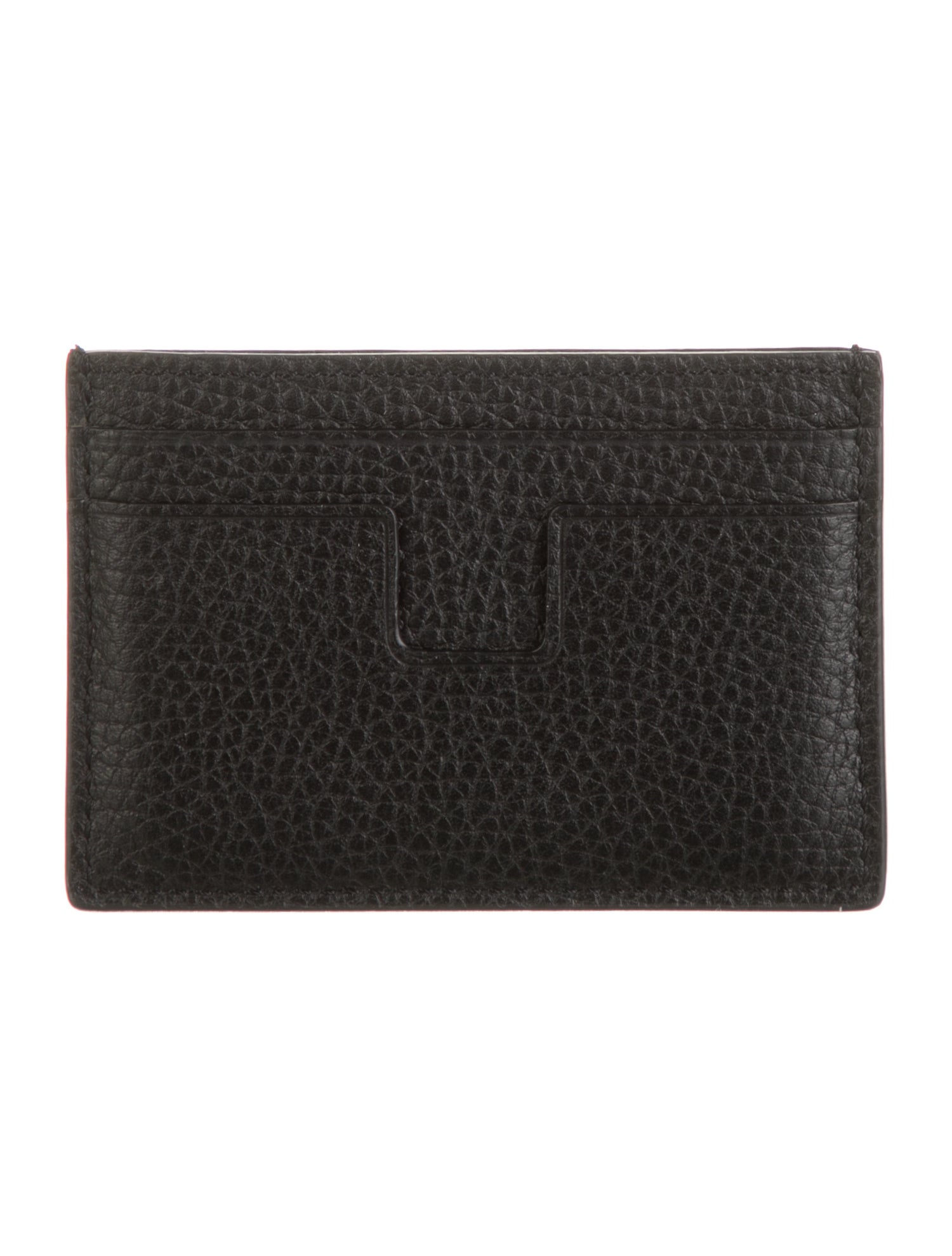 Tom Ford Leather Graphic Print Card Holder