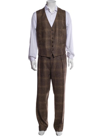 Tom Ford Three Piece Patterned Suit