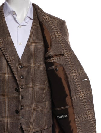 Tom Ford Three Piece Patterned Suit