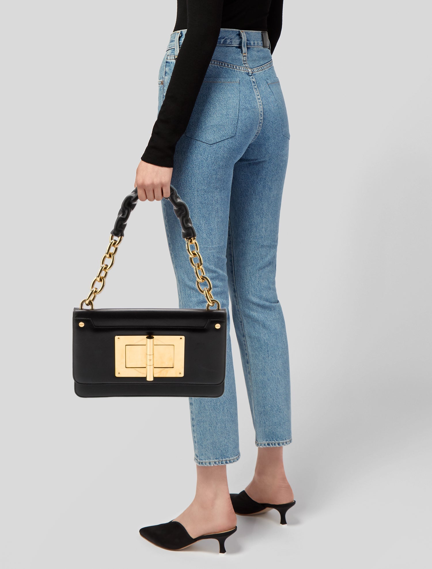 Tom Ford Leather Shoulder Bag