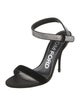 Tom Ford Velvet Crystal Embellishments Sandals