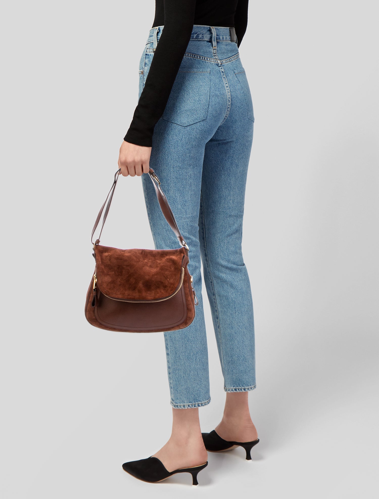 Tom Ford Suede Crossbody Bag