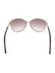 Tom Ford Oversize Gradient Sunglasses