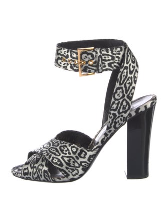 Tom Ford Satin Printed Sandals