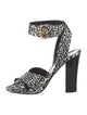 Tom Ford Satin Printed Sandals