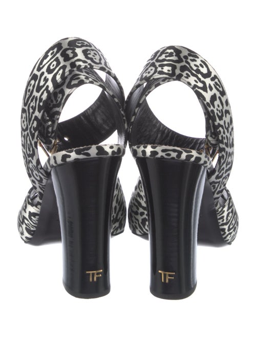 Tom Ford Satin Printed Sandals
