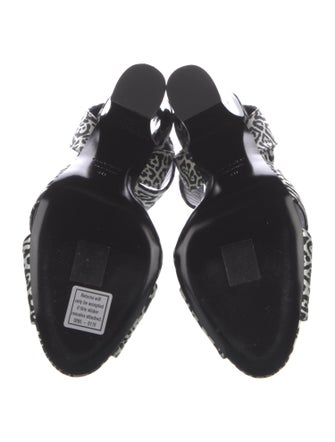 Tom Ford Satin Printed Sandals