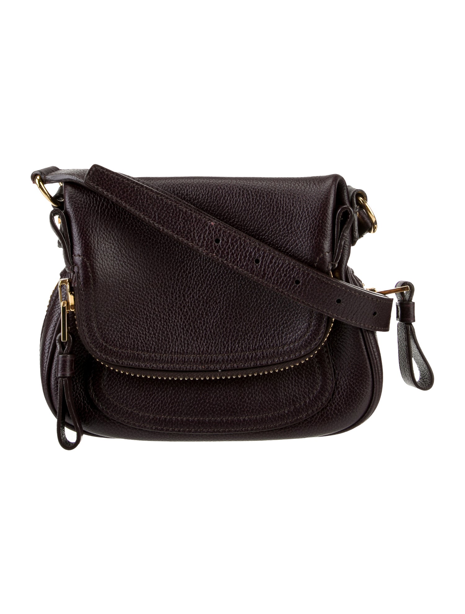Tom Ford Leather Messenger Bag
