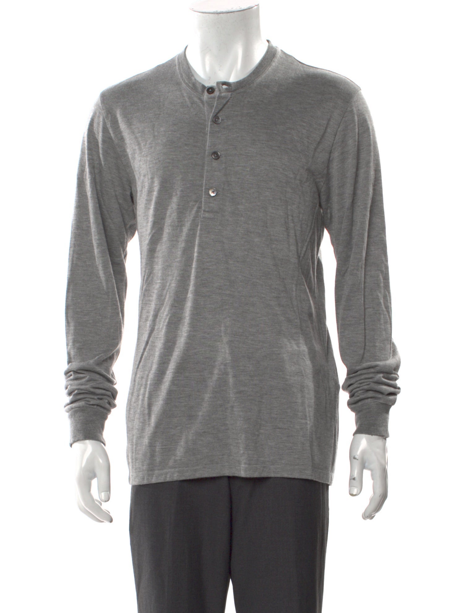 Tom Ford Crew Neck Long Sleeve Henley