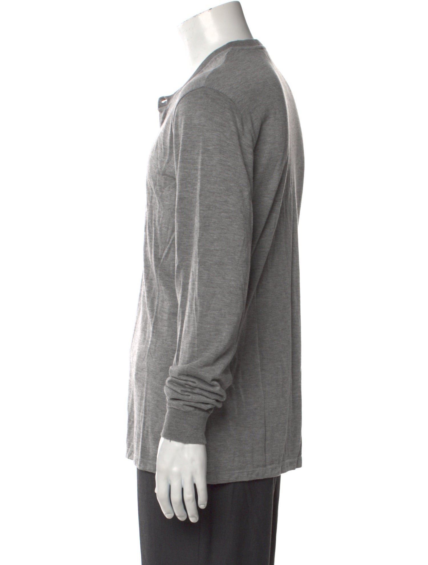 Tom Ford Crew Neck Long Sleeve Henley