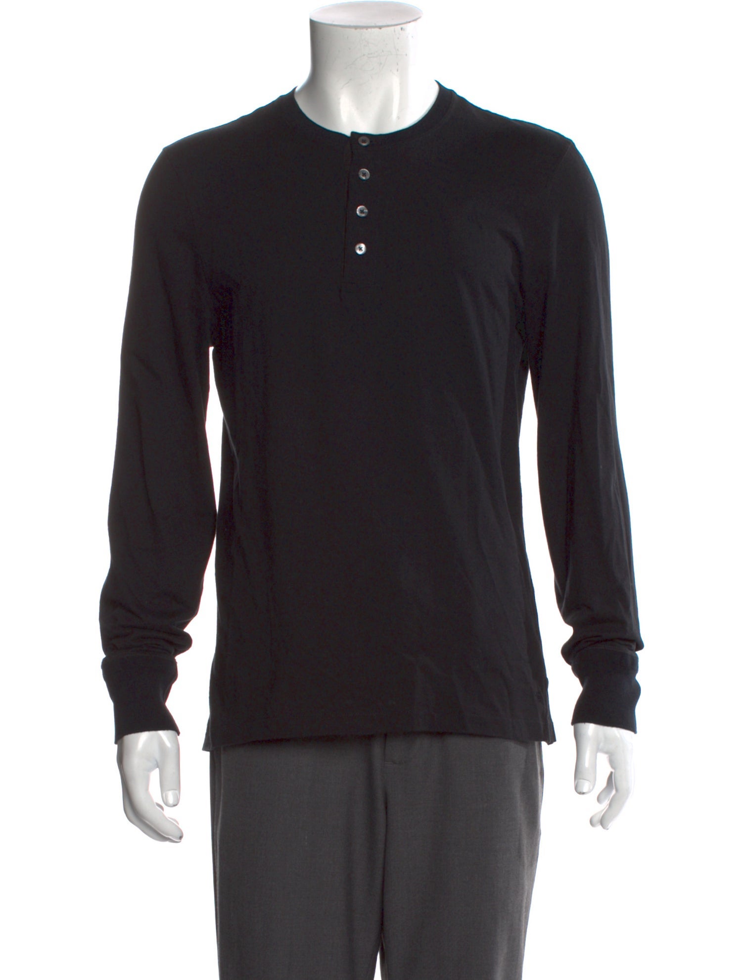 Tom Ford Crew Neck Long Sleeve Henley