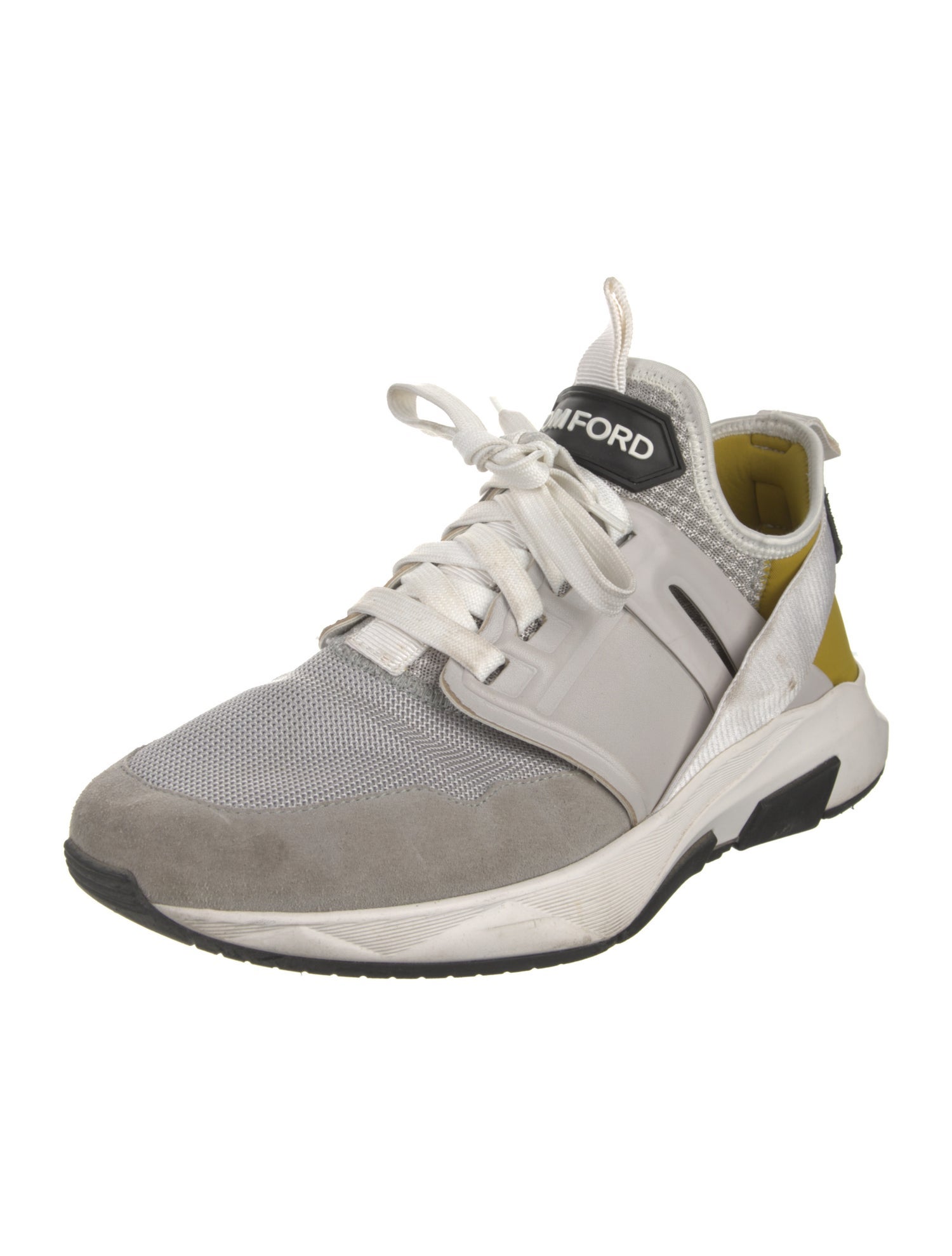 Tom Ford Mesh Colorblock Pattern Sneakers