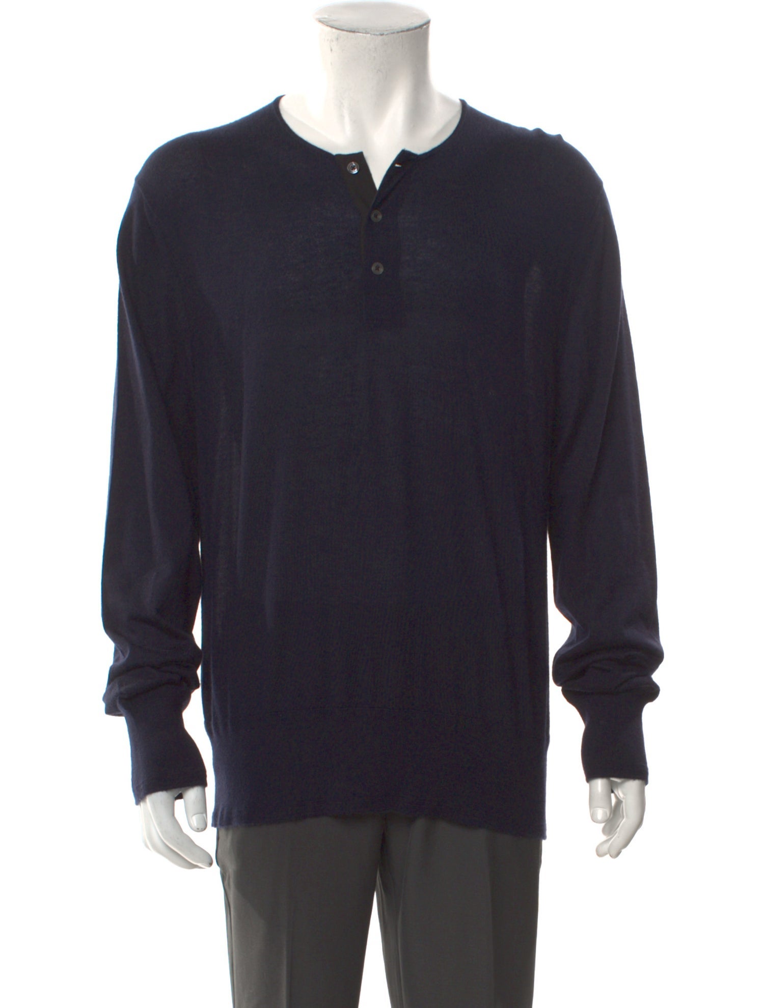 Tom Ford Cashmere Crew Neck Henley