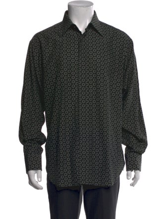 Tom Ford Floral Print Long Sleeve Shirt