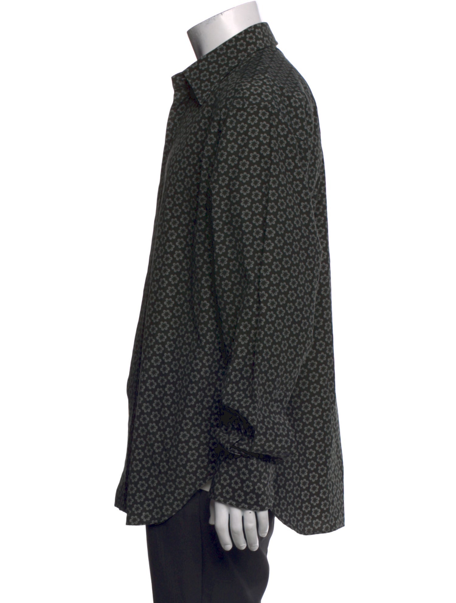 Tom Ford Floral Print Long Sleeve Shirt