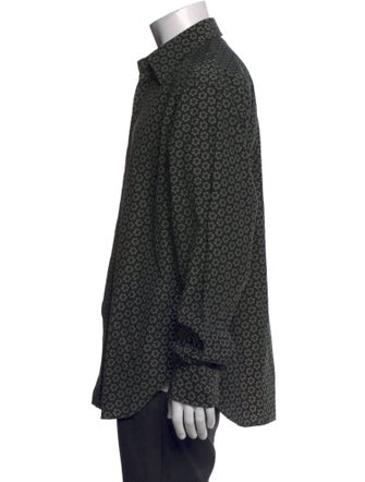Tom Ford Floral Print Long Sleeve Shirt