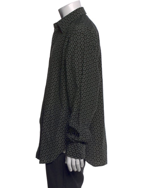 Tom Ford Floral Print Long Sleeve Shirt
