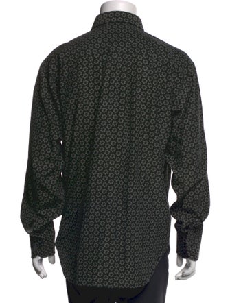 Tom Ford Floral Print Long Sleeve Shirt