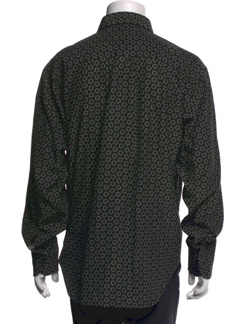 Tom Ford Floral Print Long Sleeve Shirt