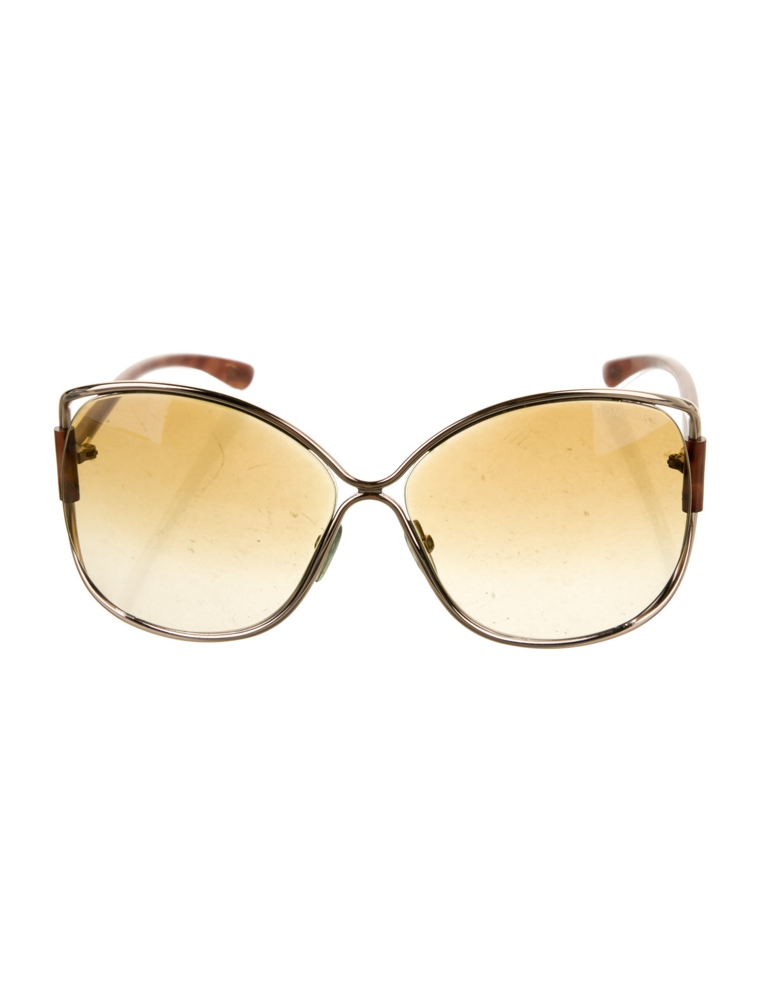 Tom Ford Oversize Gradient Sunglasses