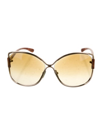 Tom Ford Oversize Gradient Sunglasses