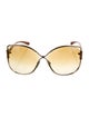 Tom Ford Oversize Gradient Sunglasses