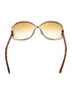 Tom Ford Oversize Gradient Sunglasses