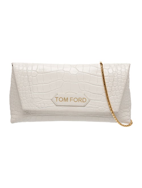 Tom Ford Embossed Leather Clutch