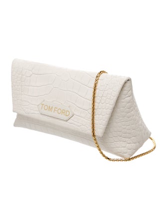 Tom Ford Embossed Leather Clutch