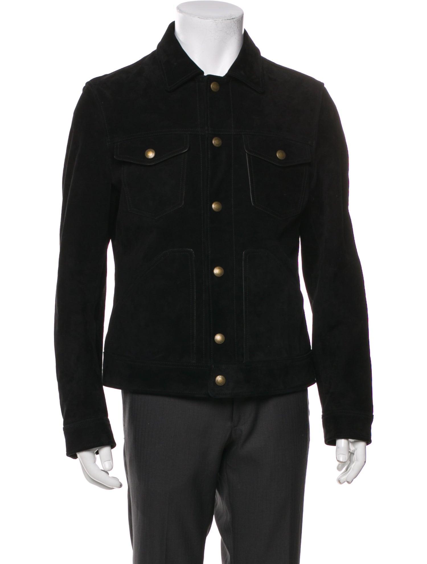 Tom Ford Leather Trucker Jacket