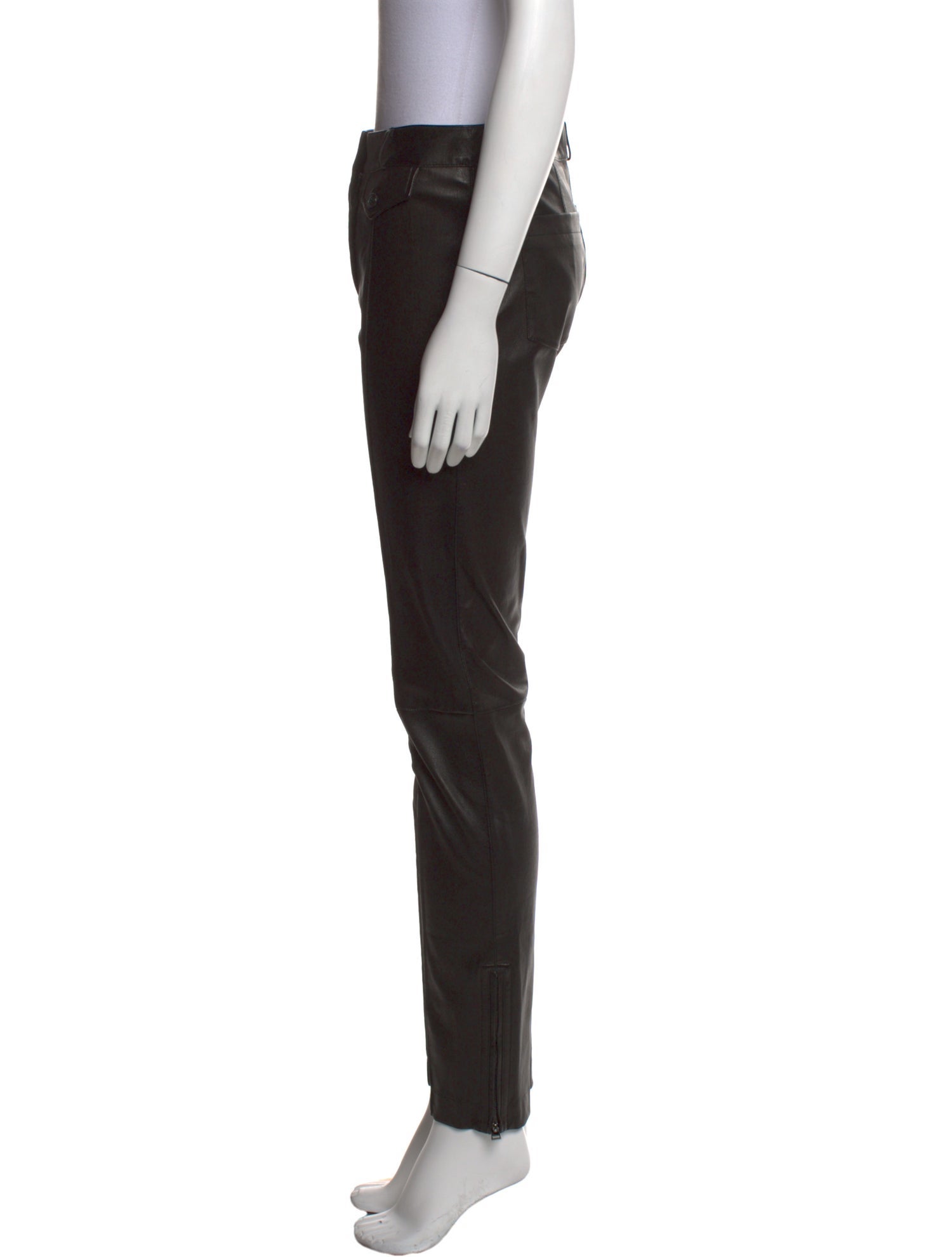 Tom Ford Leather Skinny Leg Pants