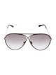 Tom Ford Aviator Gradient Sunglasses