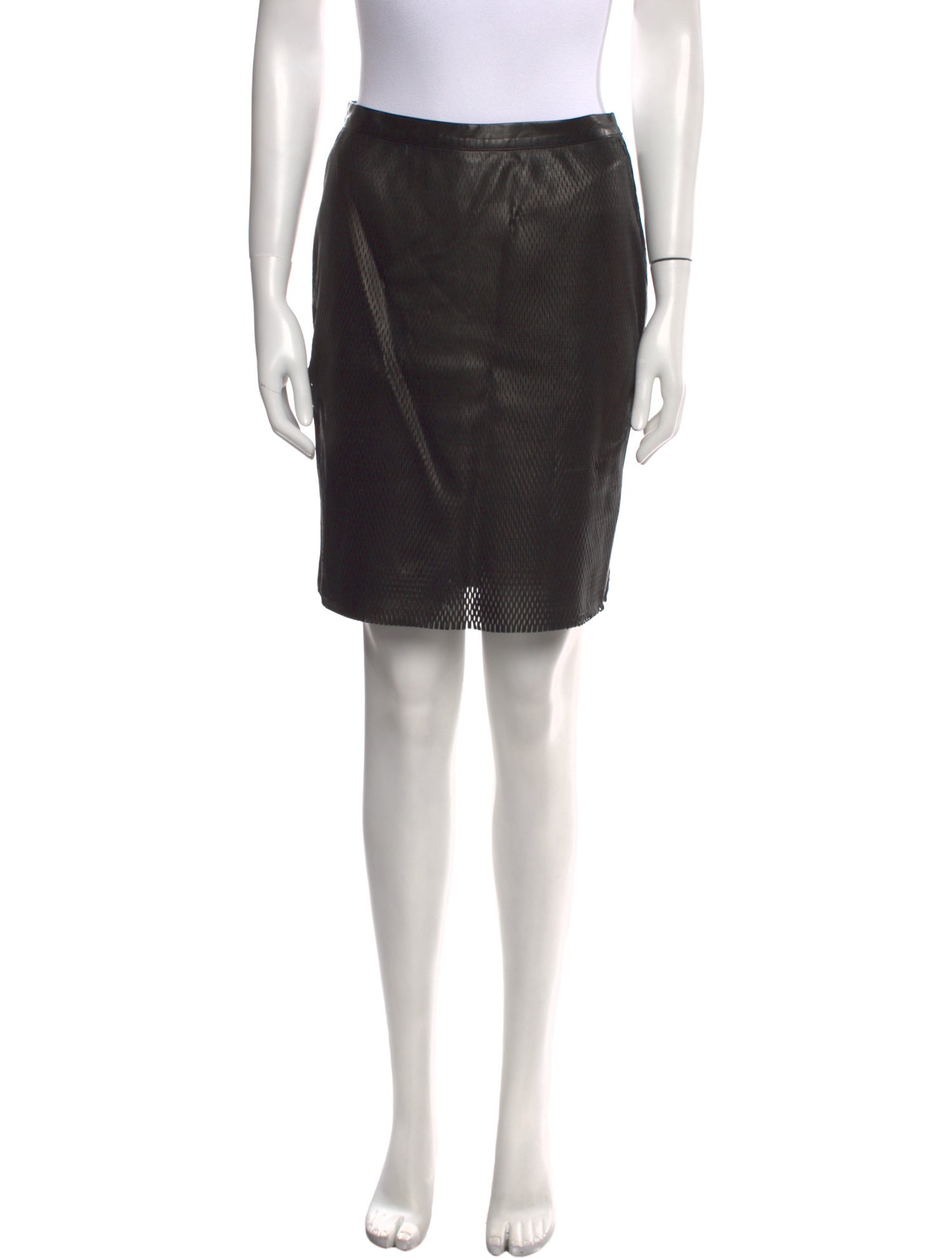 Tom Ford Lamb Leather Knee-Length Skirt
