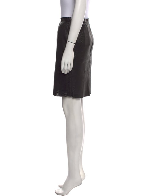 Tom Ford Lamb Leather Knee-Length Skirt