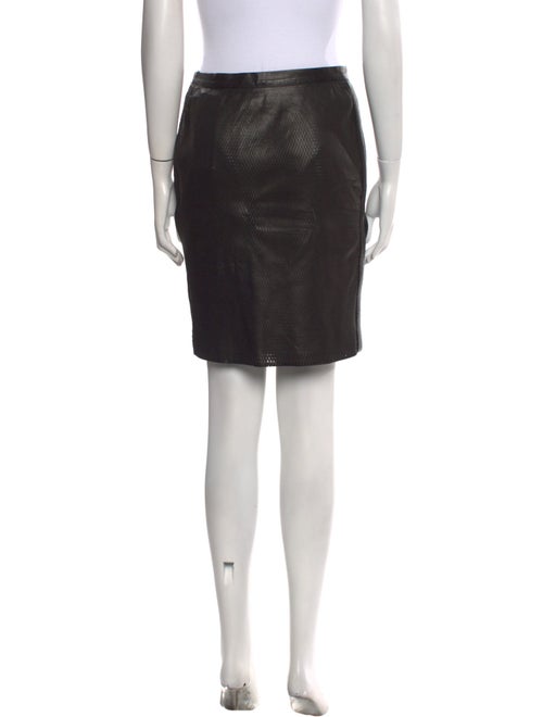 Tom Ford Lamb Leather Knee-Length Skirt