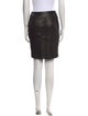 Tom Ford Lamb Leather Knee-Length Skirt