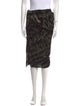 Tom Ford Printed Midi Length Skirt