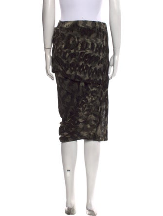 Tom Ford Printed Midi Length Skirt