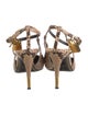 Tom Ford Snakeskin Animal Print Slingback Pumps