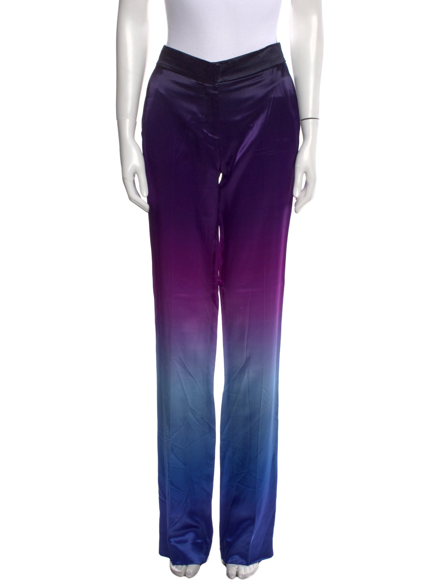 Tom Ford Colorblock Pattern Straight Leg Pants