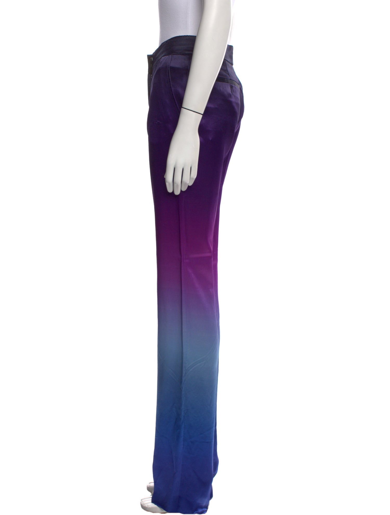 Tom Ford Colorblock Pattern Straight Leg Pants