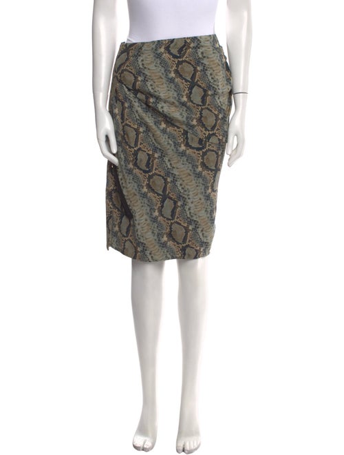 Tom Ford Animal Print Knee-Length Skirt