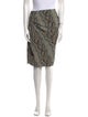 Tom Ford Animal Print Knee-Length Skirt