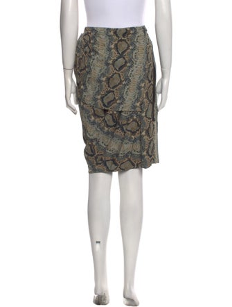 Tom Ford Animal Print Knee-Length Skirt