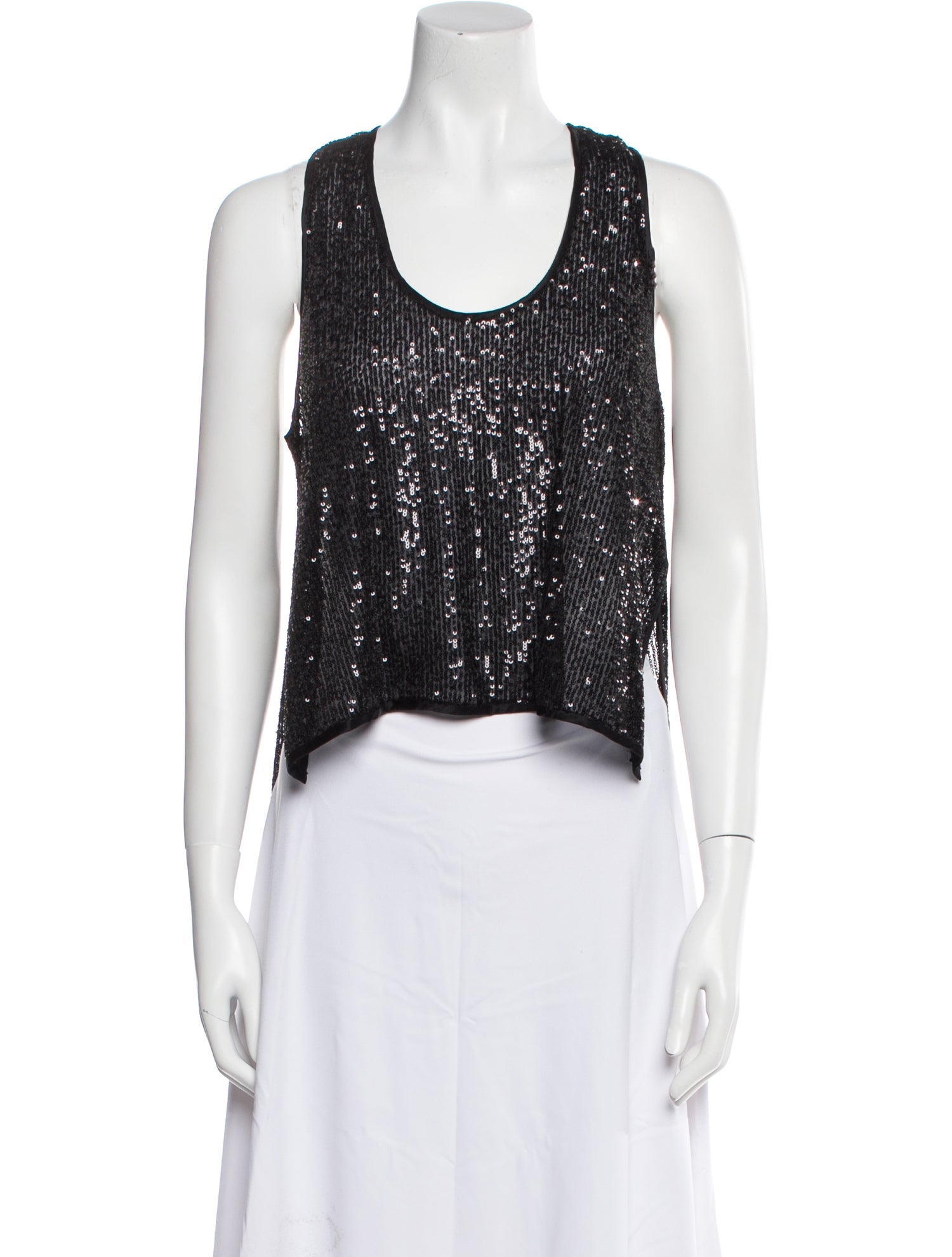 Tom Ford Scoop Neck Sleeveless Crop Top