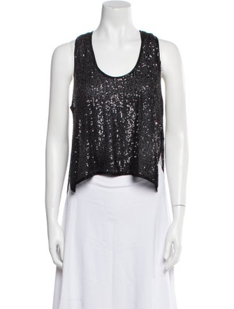 Tom Ford Scoop Neck Sleeveless Crop Top
