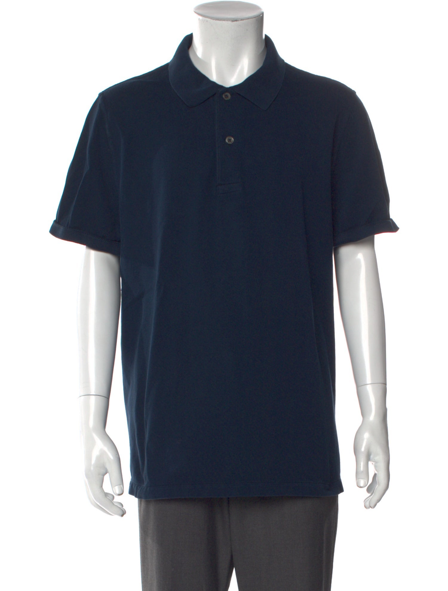 Tom Ford Crew Neck Short Sleeve Polo Shirt